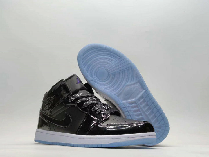 Nike Chaussures Air Jordan 1 Mid SE Space Jam Noir Dark Concord